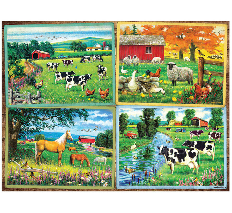 Cobble Hill Country Friends Easy Handling Puzzle 275pcs