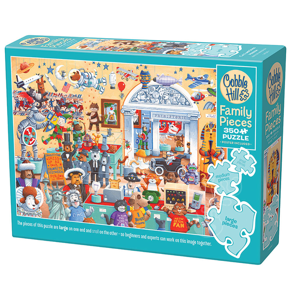 Cobble Hill Cats and Dogs Museum Family Puzzle 350pcs Puzzles Canada