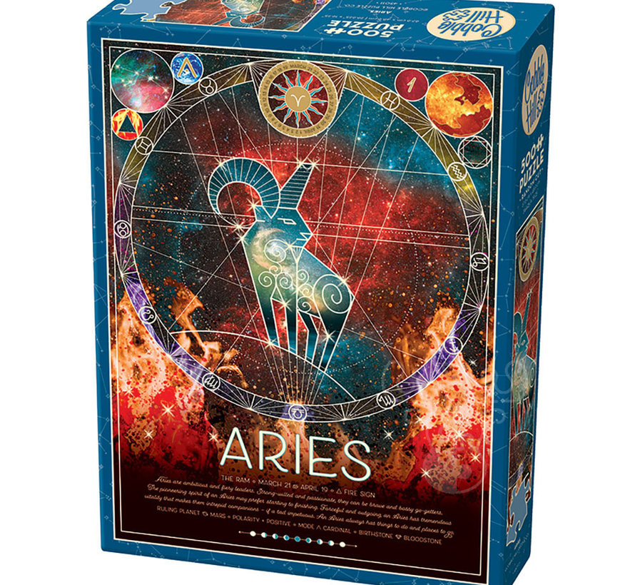 Cobble Hill Zodiac: Aries Puzzle 500pcs