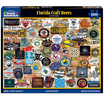 White Mountain White Mountain Florida Craft Beer Puzzle 1000pcs