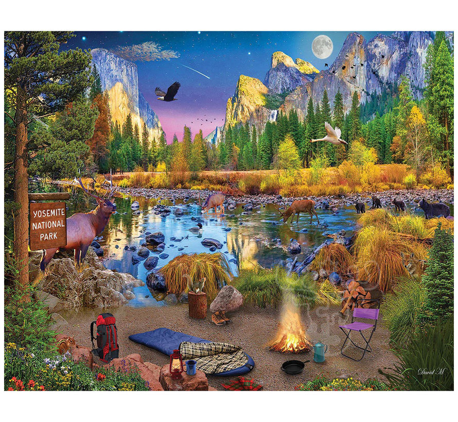 White Mountain Yosemite Puzzle 1000pcs