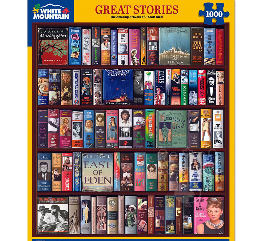 White Mountain Great Stories Puzzle 1000pcs