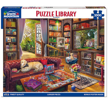 White Mountain White Mountain Puzzle Library Puzzle 1000pcs