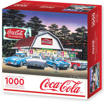 Springbok Springbok Coca-Cola Night on the Town Puzzle 1000pcs