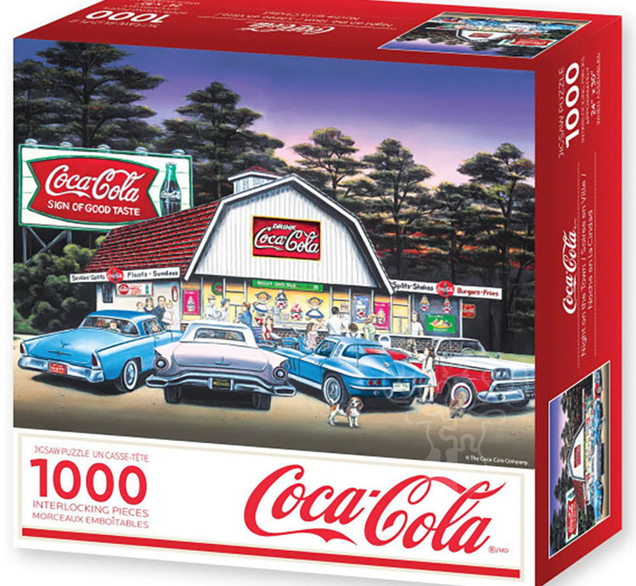 Springbok Coca-Cola Night on the Town Puzzle 1000pcs