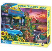 Springbok Springbok Riverside Market Puzzle 500pcs