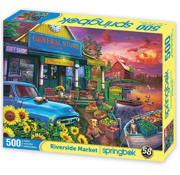 Springbok Springbok Riverside Market Puzzle 500pcs