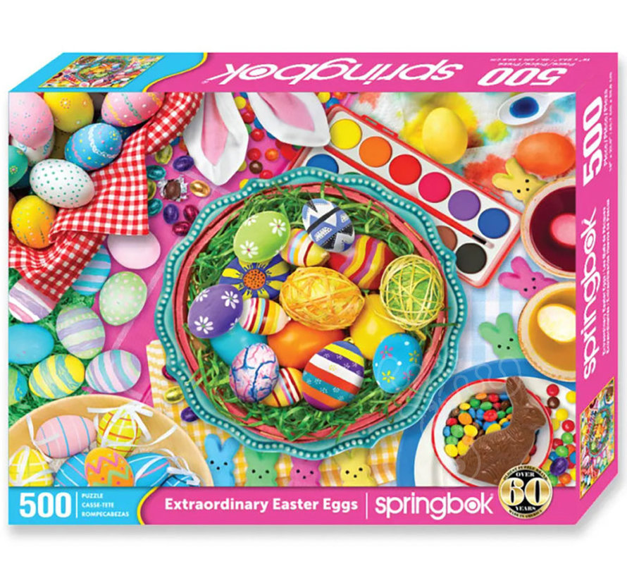 Springbok Extraordinary Easter Eggs Puzzle 500pcs