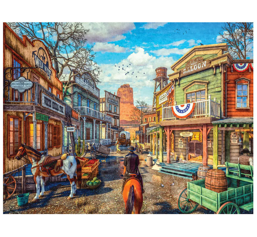 Springbok Old Western Town Puzzle 500pcs