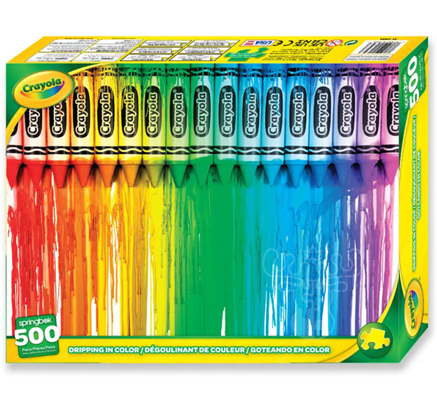 Springbok Crayola Dripping in Color Puzzle 500pcs