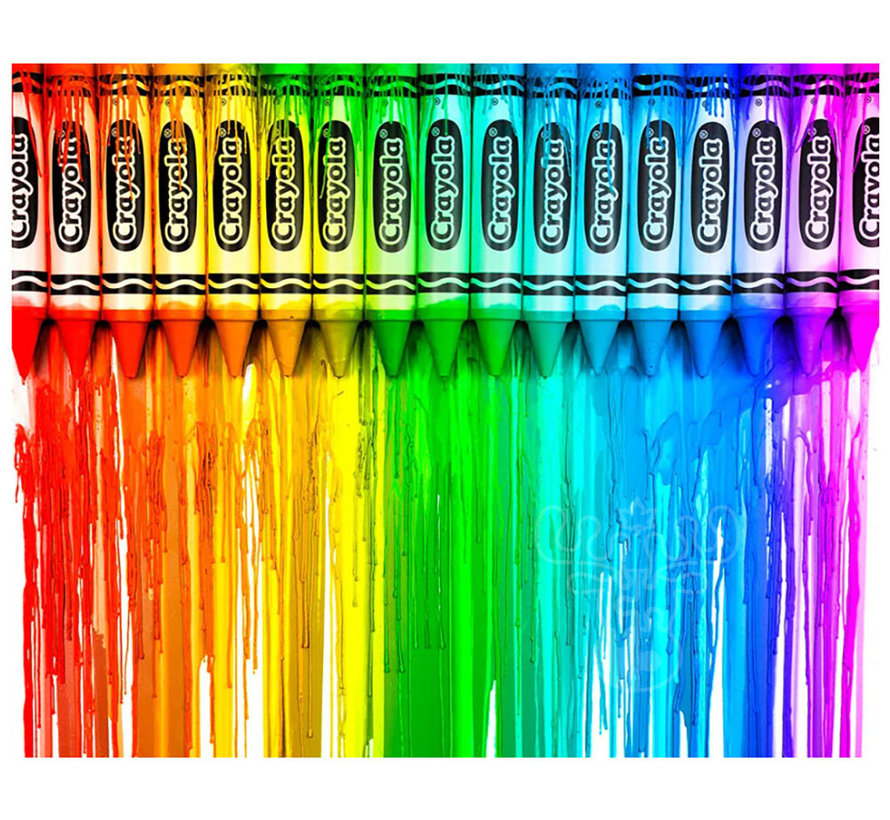 Springbok Crayola Dripping in Color Puzzle 500pcs