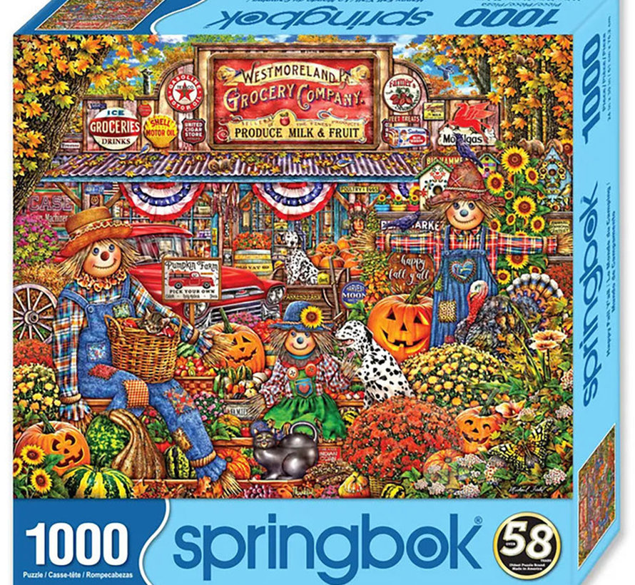 Springbok Happy Fall Y'all Puzzle 1000pcs