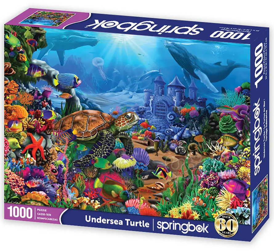 Springbok Undersea Turtle Puzzle 1000pcs