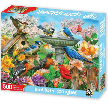 Springbok Springbok Bird Bath Puzzle 500pcs