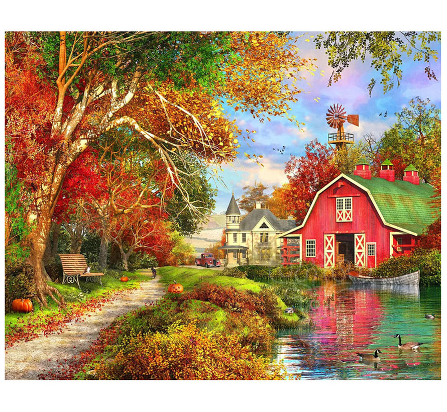 Springbok Autumn Barn Puzzle 1000pcs