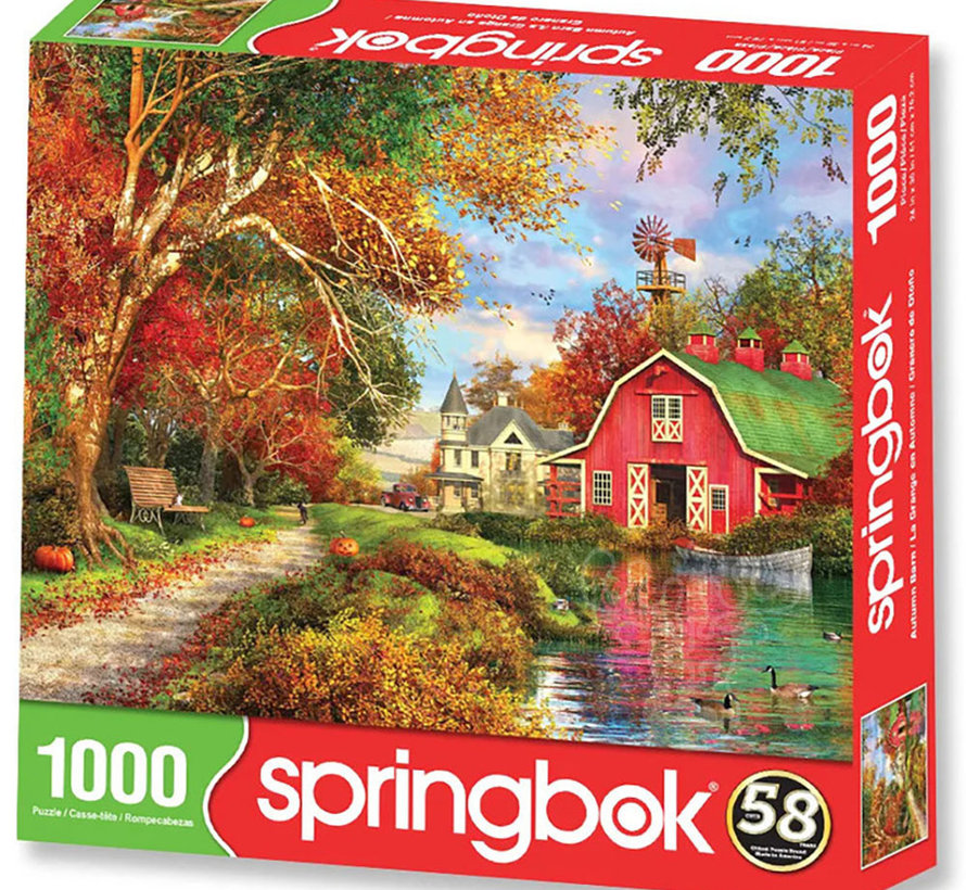 Springbok Autumn Barn Puzzle 1000pcs