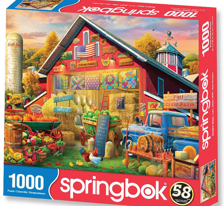 Springbok Golden Days Puzzle 1000pcs