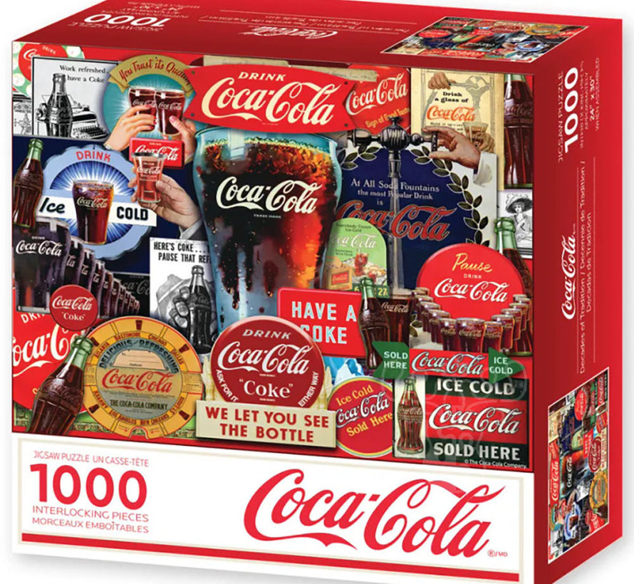Springbok Coca-Cola Decades of Tradition Puzzle 1000pcs