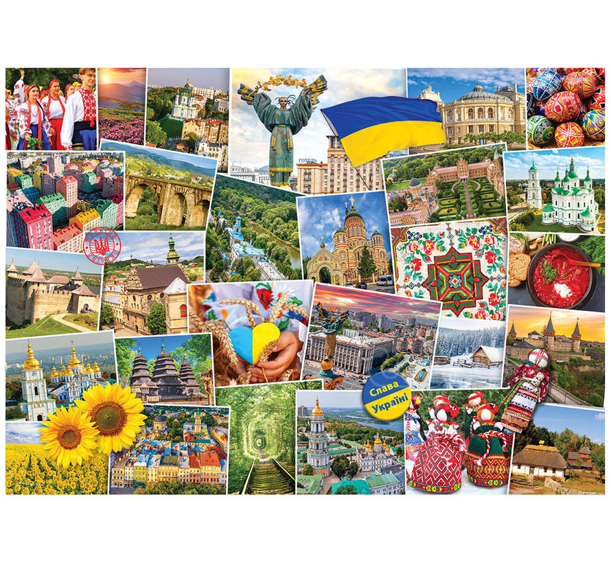 Eurographics Globetrotter Ukraine Puzzle 1000pcs