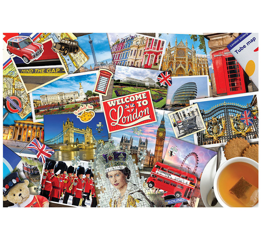 Eurographics London Bus Puzzle 550pcs in a Shaped Tin