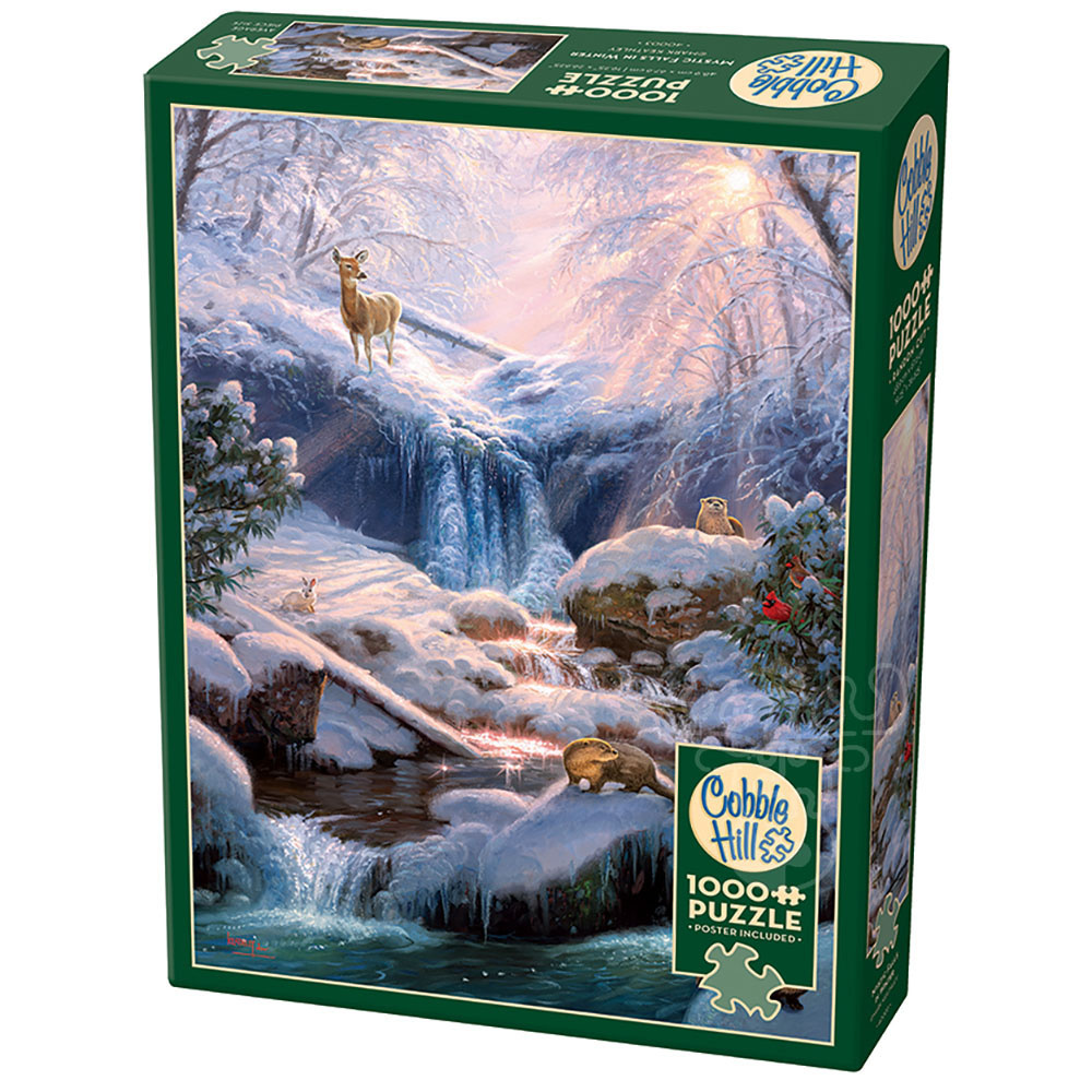 Cobble Hill Mystic Falls in Winter Puzzle 1000pcs Puzzles Canada
