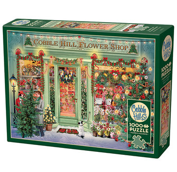 Cobble Hill Puzzles Cobble Hill Christmas Flower Shop Puzzle 1000pcs