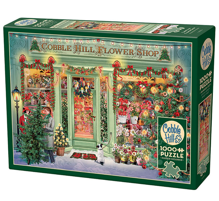 Cobble Hill Christmas Flower Shop Puzzle 1000pcs