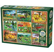 Cobble Hill Puzzles Cobble Hill Postcards from the Farm Puzzle 1000pcs