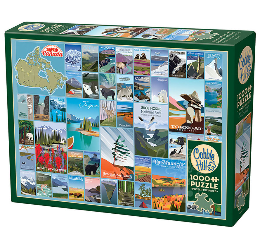 Cobble Hill National Parks and Reserves of Canada Puzzle 1000pcs