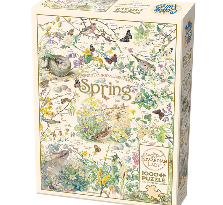 Cobble Hill Country Diary: Spring Puzzle 1000pcs