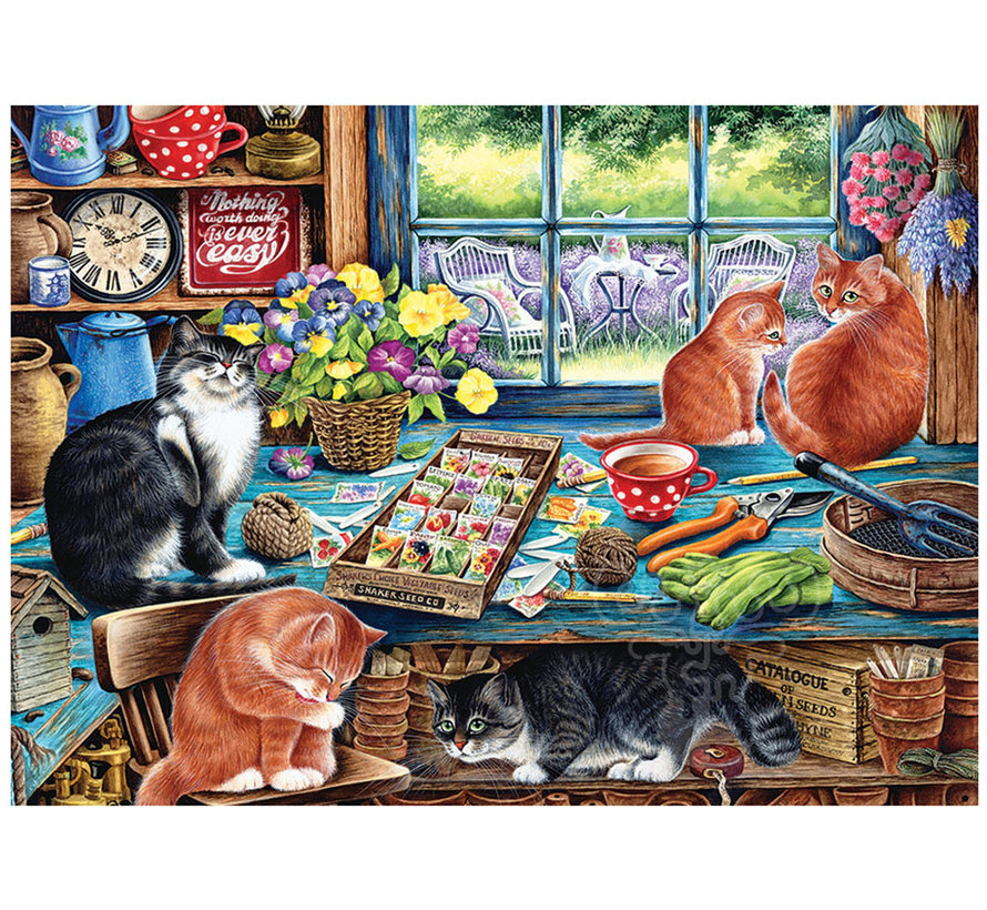 Cobble Hill Cats Retreat Puzzle 1000pcs