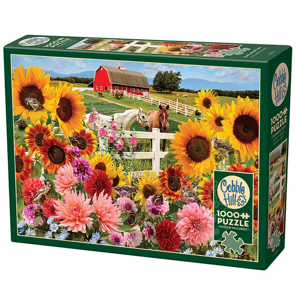 Cobble Hill Sunflower Farm Puzzle 1000pcs Puzzles Canada