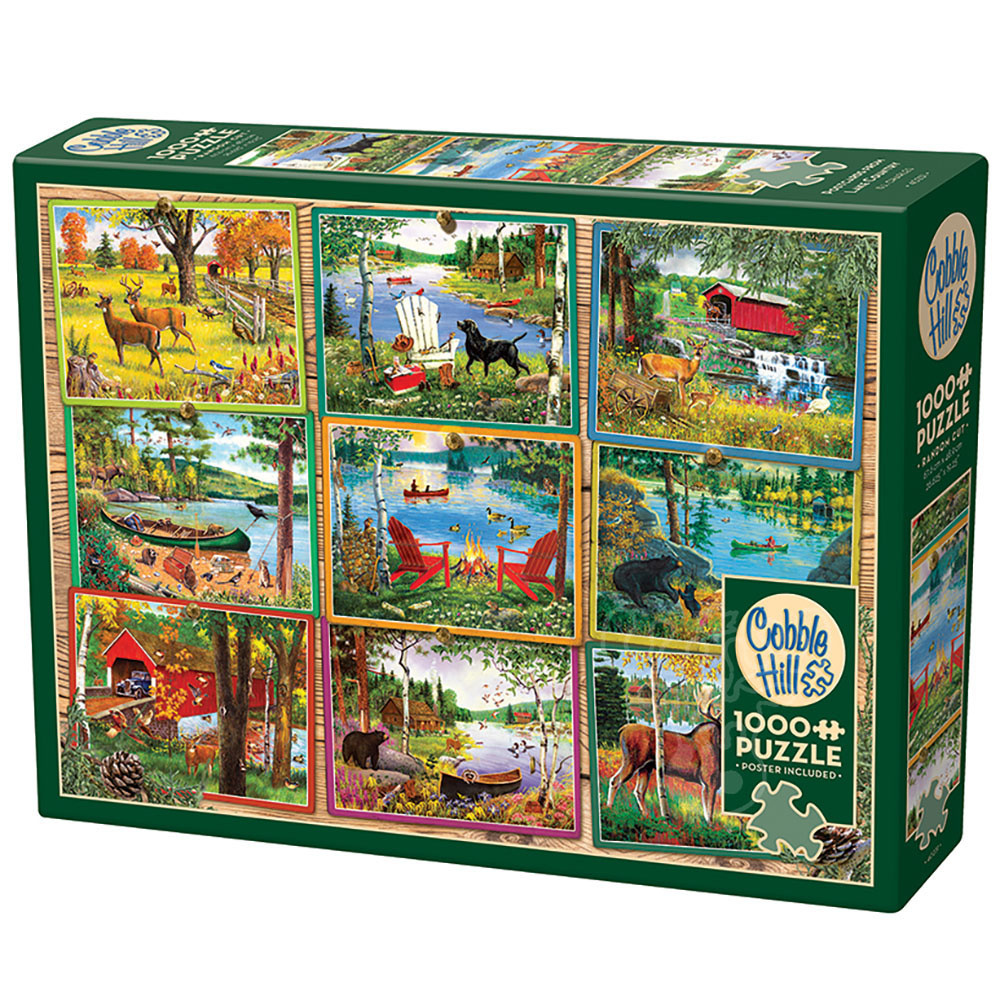Cobble Hill Postcards from Lake Country Puzzle 1000pcs Puzzles Canada