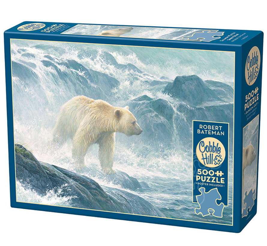 Cobble Hill Salmon Watch - Spirit Bear Puzzle 500pcs