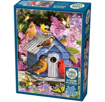 Cobble Hill Puzzles Cobble Hill Spring Birdhouse Puzzle 500pcs