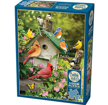 Cobble Hill Puzzles Cobble Hill Summer Birdhouse Puzzle 500pcs