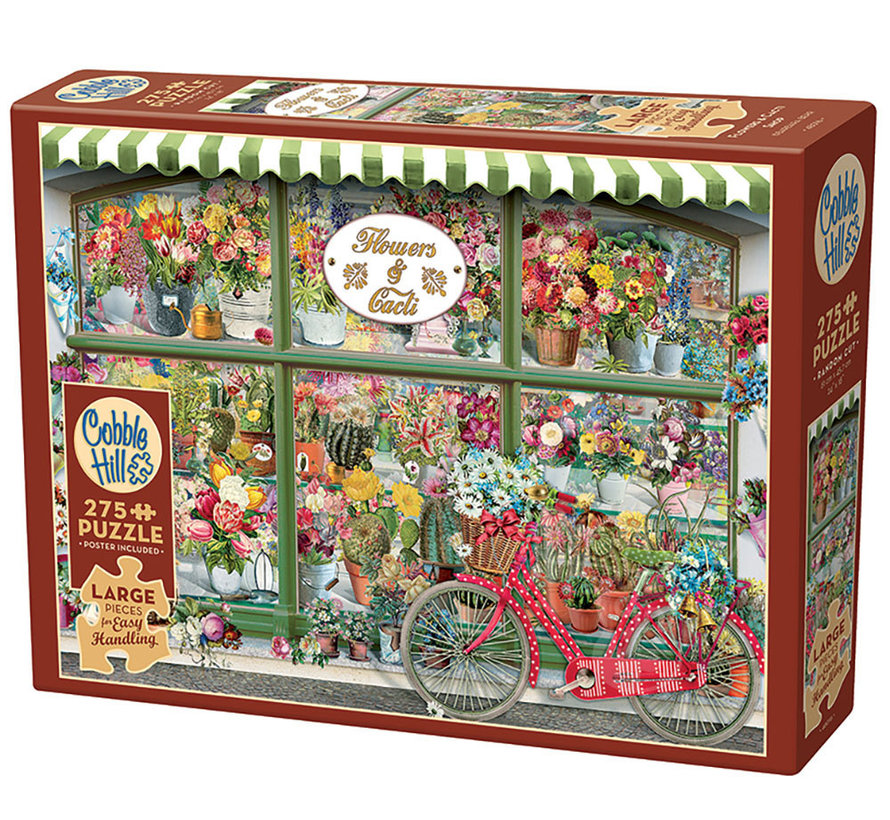 Cobble Hill Flowers and Cacti Shop Easy Handling Puzzle 275pcs