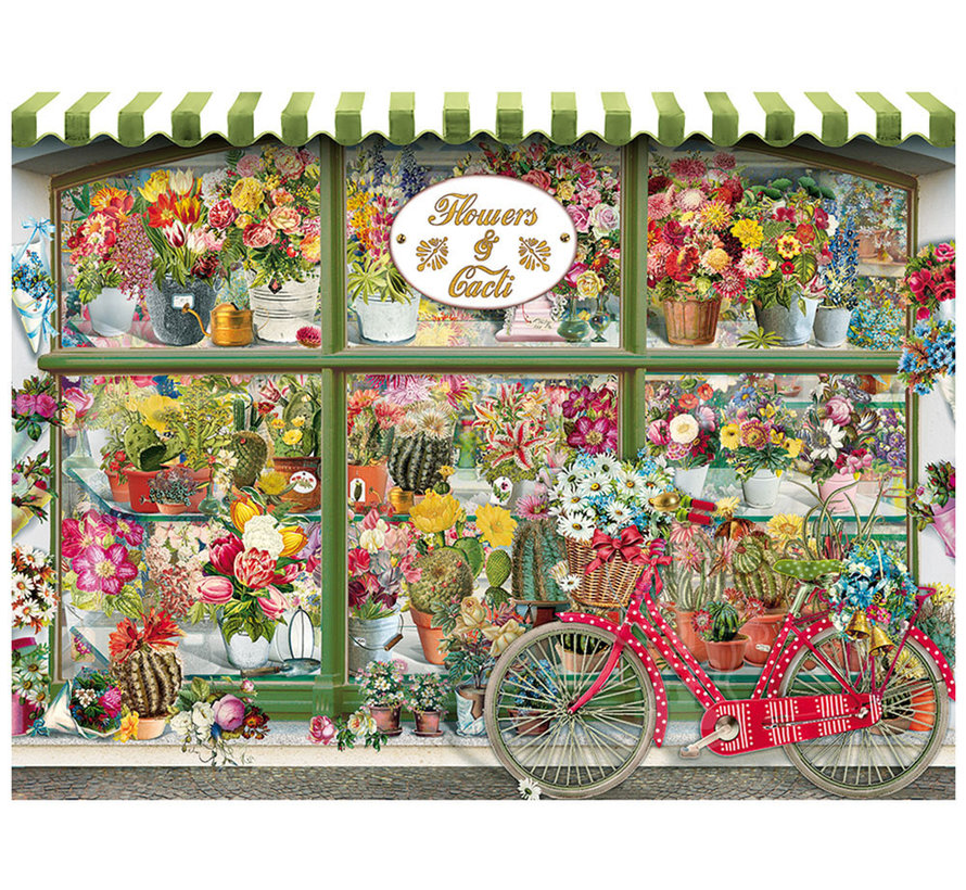 Cobble Hill Flowers and Cacti Shop Easy Handling Puzzle 275pcs