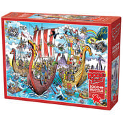 Cobble Hill Puzzles Cobble Hill DoodleTown: Viking Voyage Puzzle 1000pcs