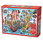 Cobble Hill DoodleTown: Viking Voyage Puzzle 1000pcs