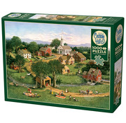 Cobble Hill Puzzles Cobble Hill Picnic by the Bridge Puzzle 1000pcs