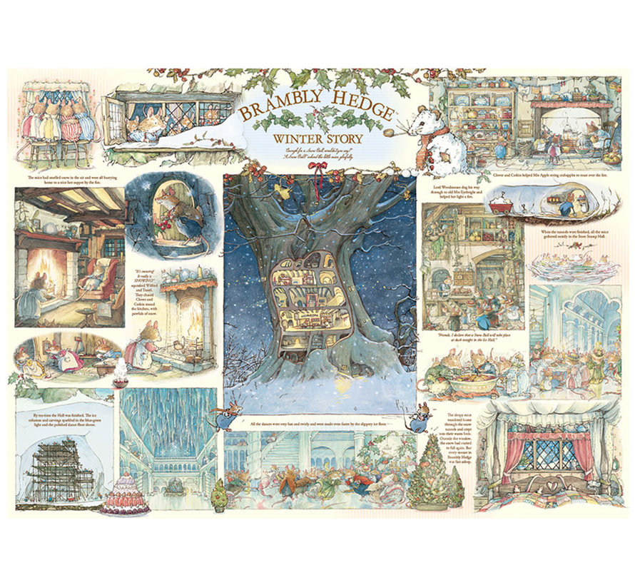 Cobble Hill Brambly Hedge Winter Story Puzzle 1000pcs