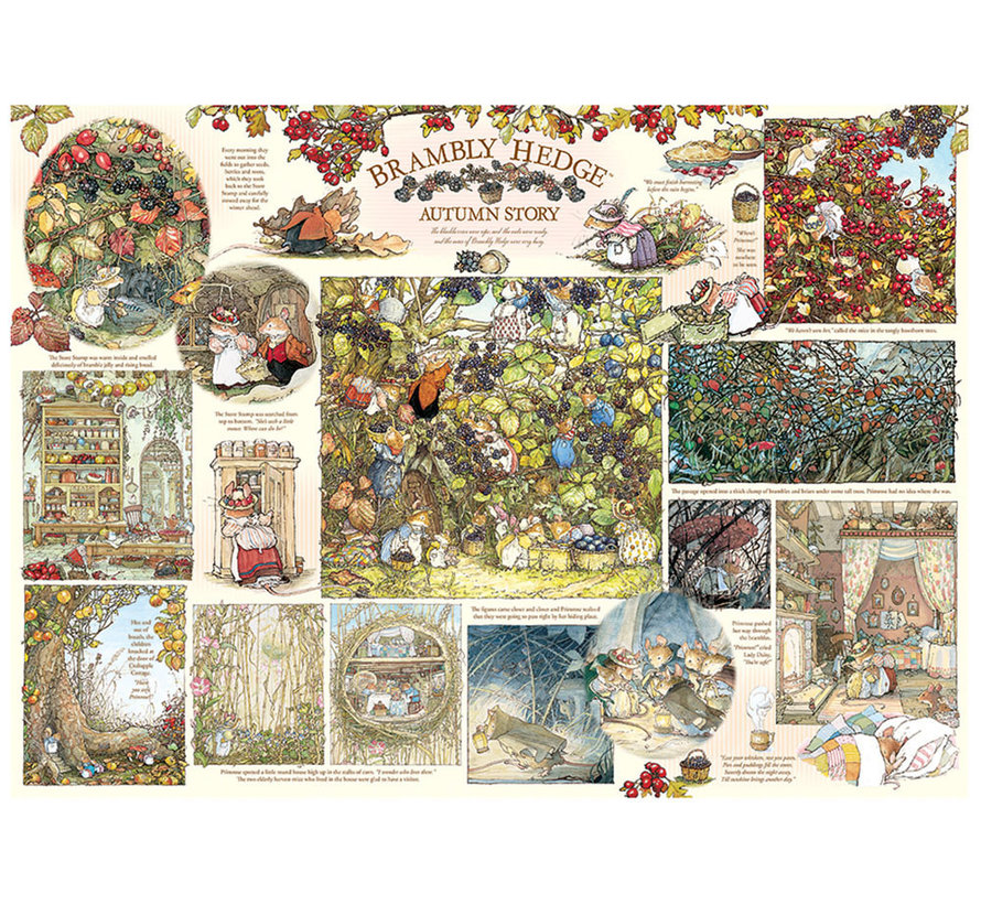 Cobble Hill Brambly Hedge Autumn Story Puzzle 1000pcs