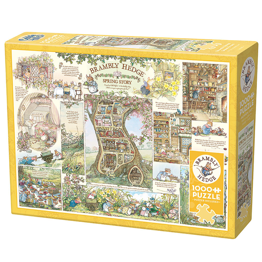 Cobble Hill Brambly Hedge Spring Story Puzzle 1000pcs - Puzzles Canada