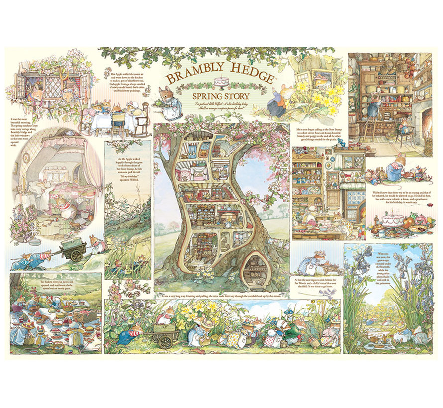 Cobble Hill Brambly Hedge Spring Story Puzzle 1000pcs