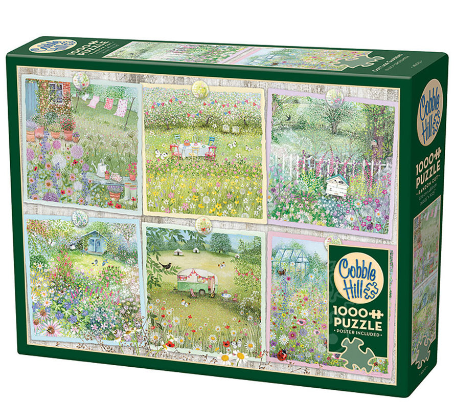 Cobble Hill Cottage Gardens Puzzle 1000pcs