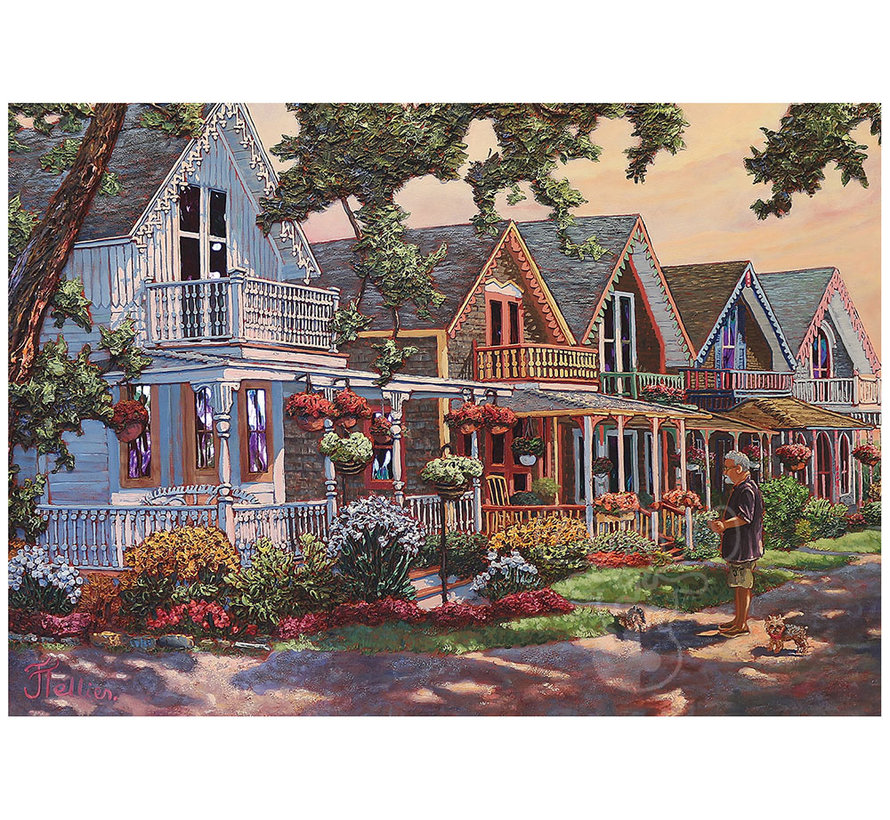 FINAL SALE Pierre Belvedere Morning in Oak Bluffs Puzzle 1000pcs