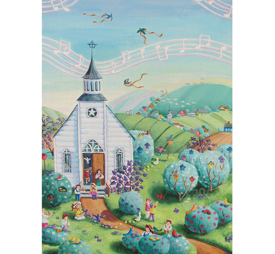 FINAL SALE Pierre Belvedere Corrivo: Springtime Poetry Puzzle 1000pcs