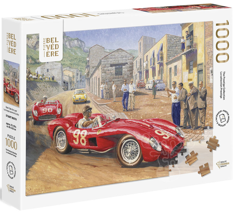 FINAL SALE Pierre Belvedere Reds Take the Lead Puzzle 1000pcs
