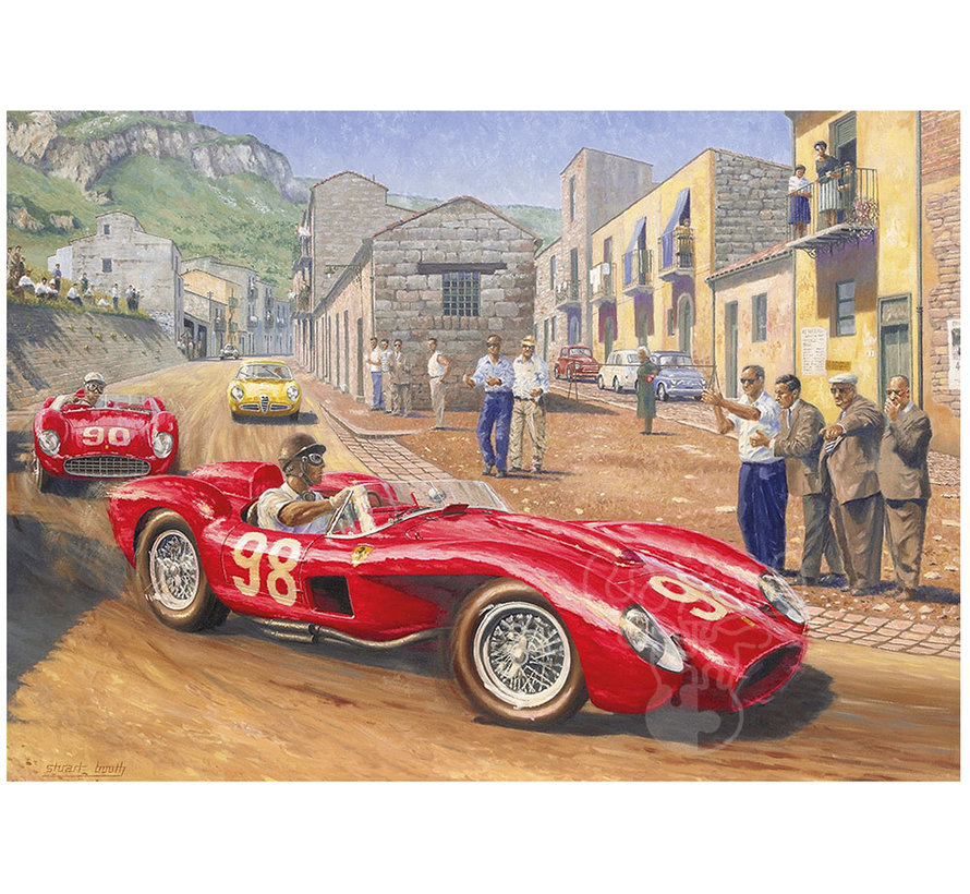 FINAL SALE Pierre Belvedere Reds Take the Lead Puzzle 1000pcs